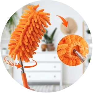 Teleskopski mikrofiber čistač prašine – za plafone, zidove i teško dostupna mesta