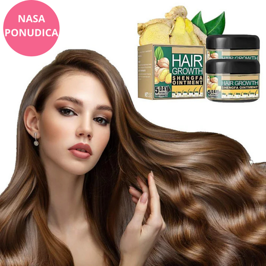 100% prirodna krema od đumbira za rast kose i protiv opadanja