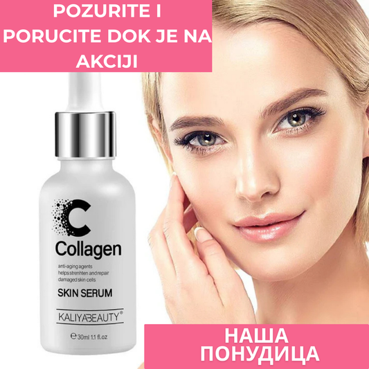 Kolagen serum protiv starenja zateže lice smanjuje bore