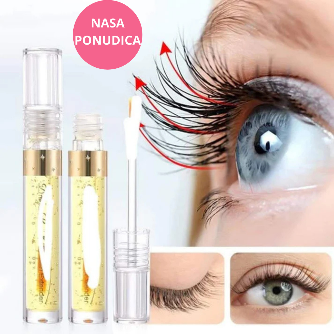 Collagen Gel Mascara – 2 u 1 Kiss Beauty maskara i ogledalce