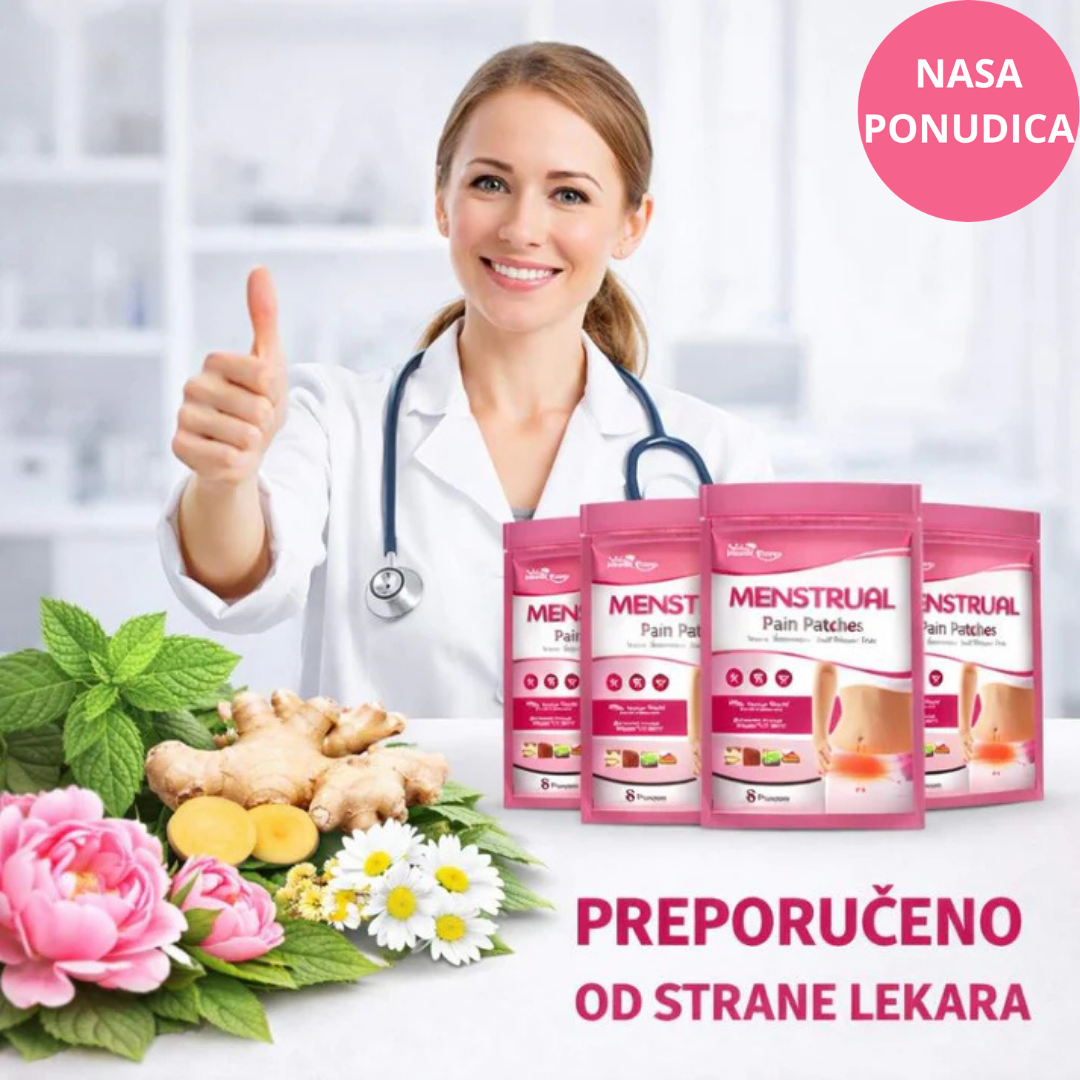 Flasteri protiv menstrualnih bolova na biljnoj bazi