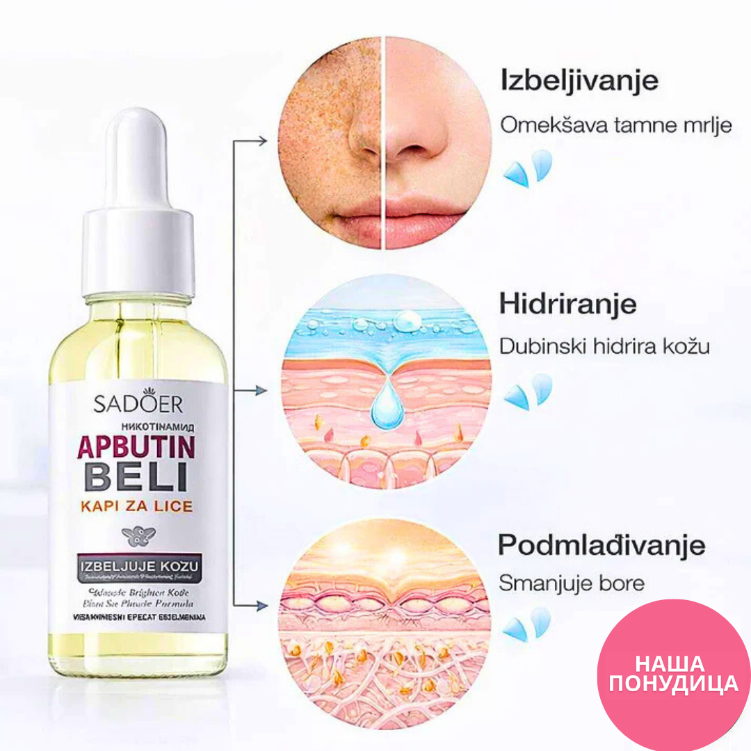 Serum za prosvetljivanje lica – hidrataciju i ujednačen ten SADOER