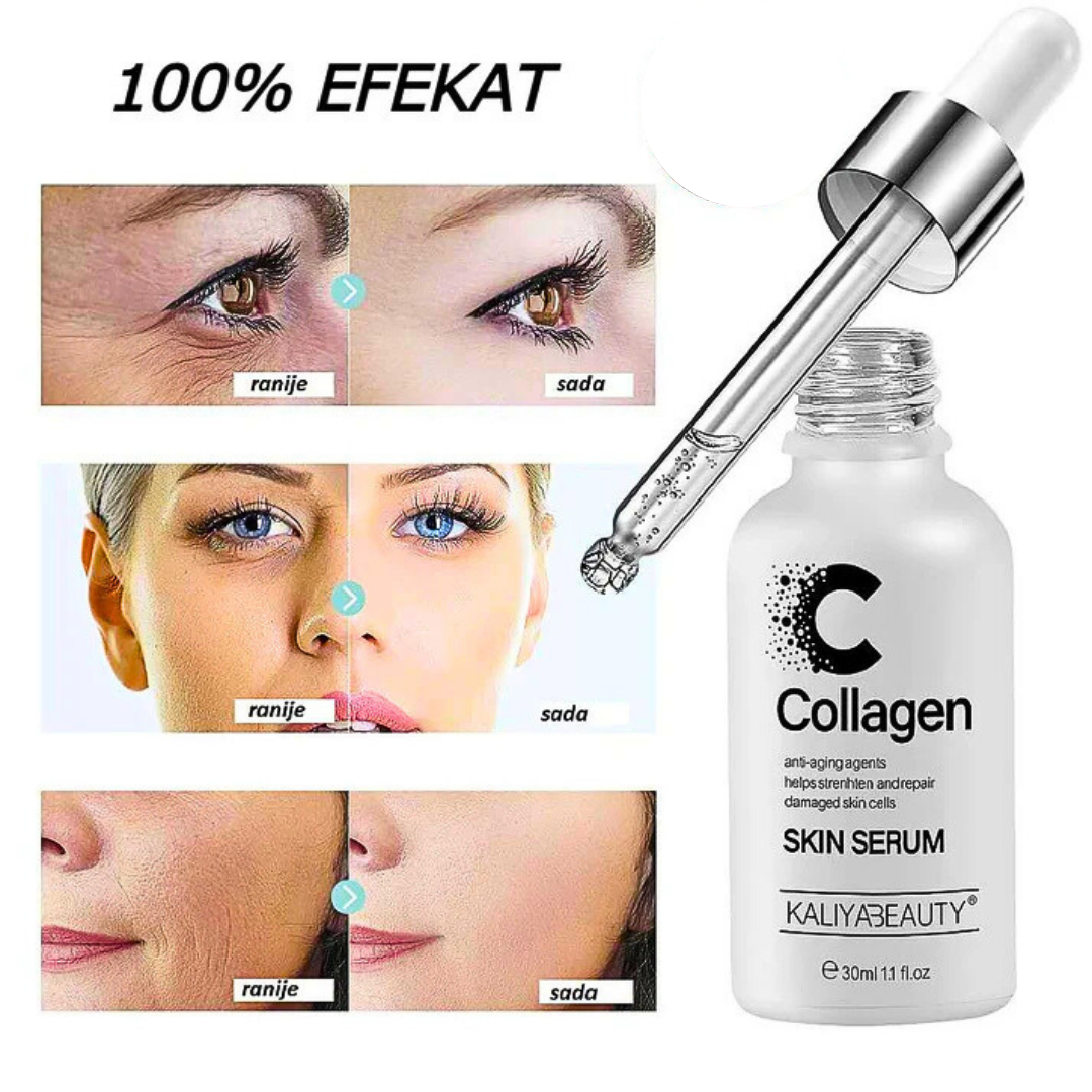 Kolagen serum protiv starenja zateže lice smanjuje bore