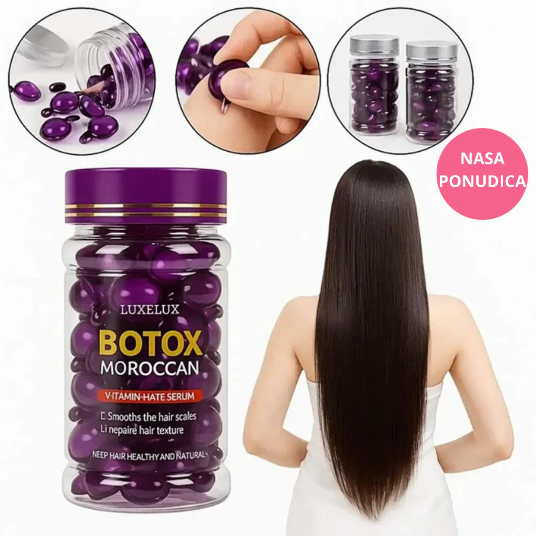 Luxelux Botox serum za regeneraciju kose sa marokanskim uljem i vitaminima
