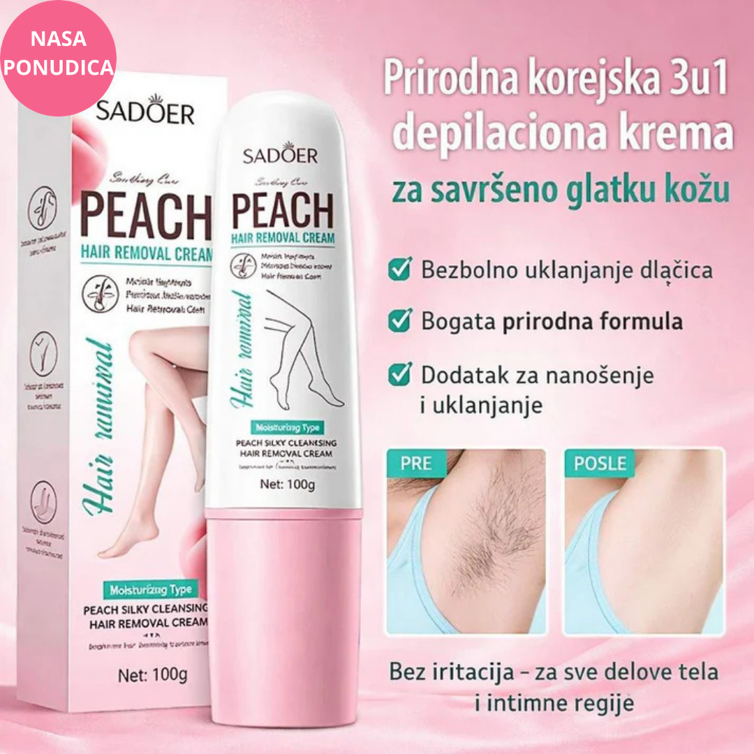 Prirodna korejska 3u1 depilaciona krema za savršeno glatku kožu