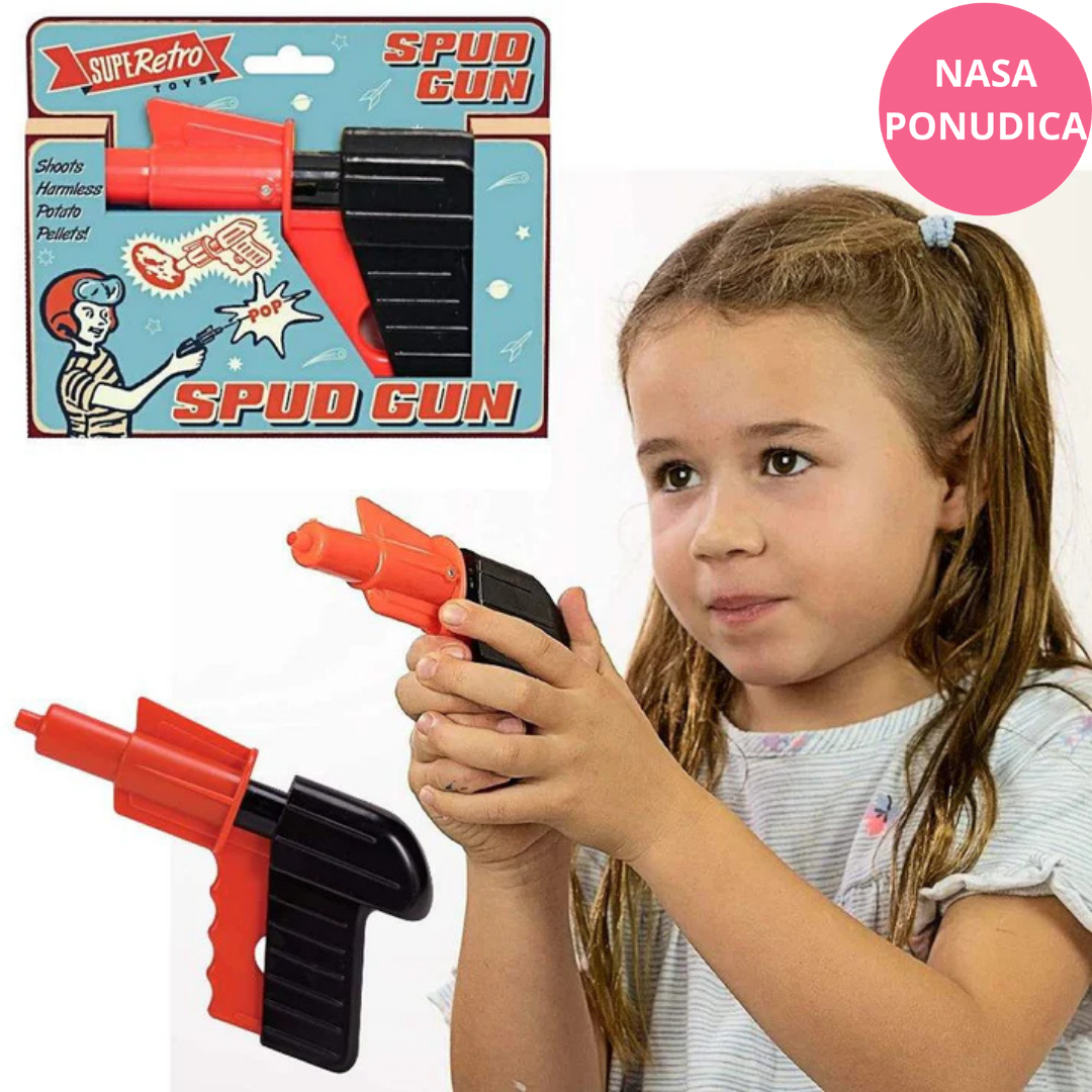 Dečiji pištolj na krompir – zabavna i bezbedna igračka (Potato Gun)
