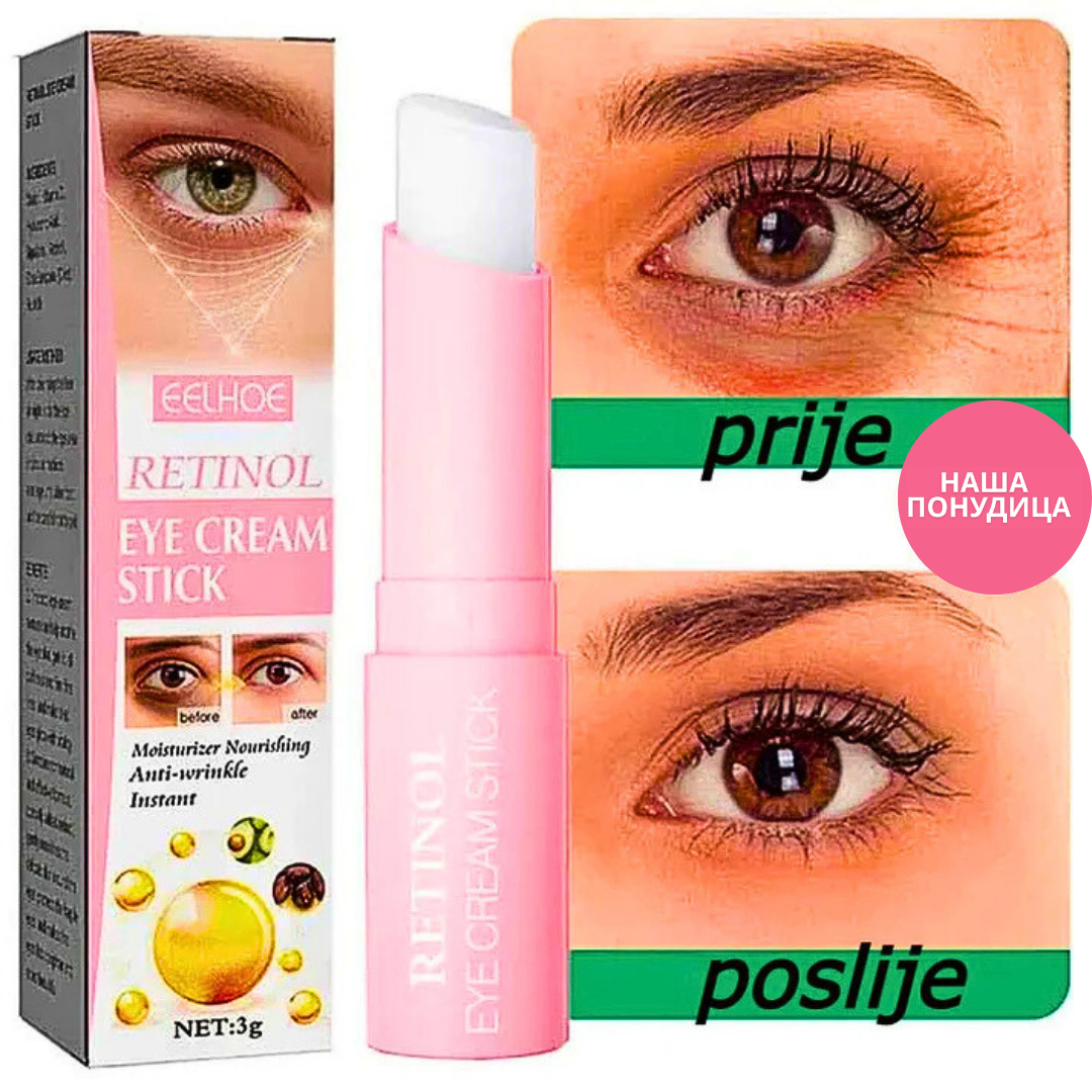 Retinol balzam krema za oči protiv bora u stiku
