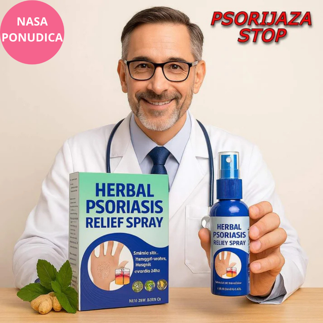 Biljni sprej protiv psorijaze, crvenila i perutanja kože – Herbal Psoriasis Relief