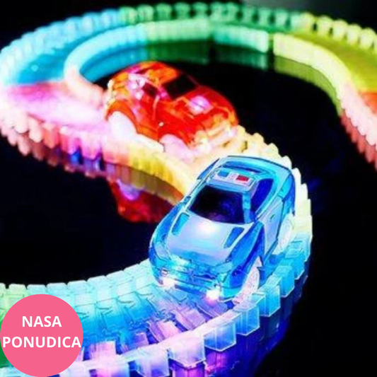MAGIČNA STAZA – svetleći trkački set sa 220 deleova