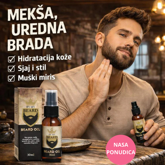 By My Beard ulje za bradu 30ml – hidratacija, sjaj i mekša brada bez iritacije