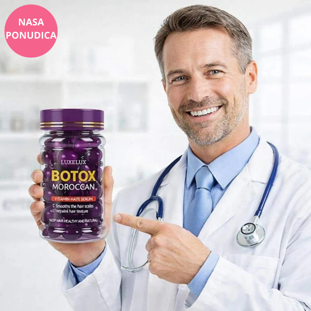 Luxelux Botox serum za regeneraciju kose sa marokanskim uljem i vitaminima