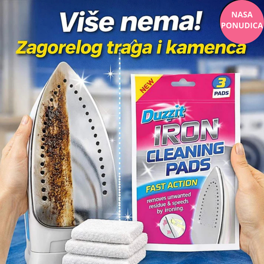 Duzzit jastučići za čišćenje zagorele pegle i kamenca – 3 komada