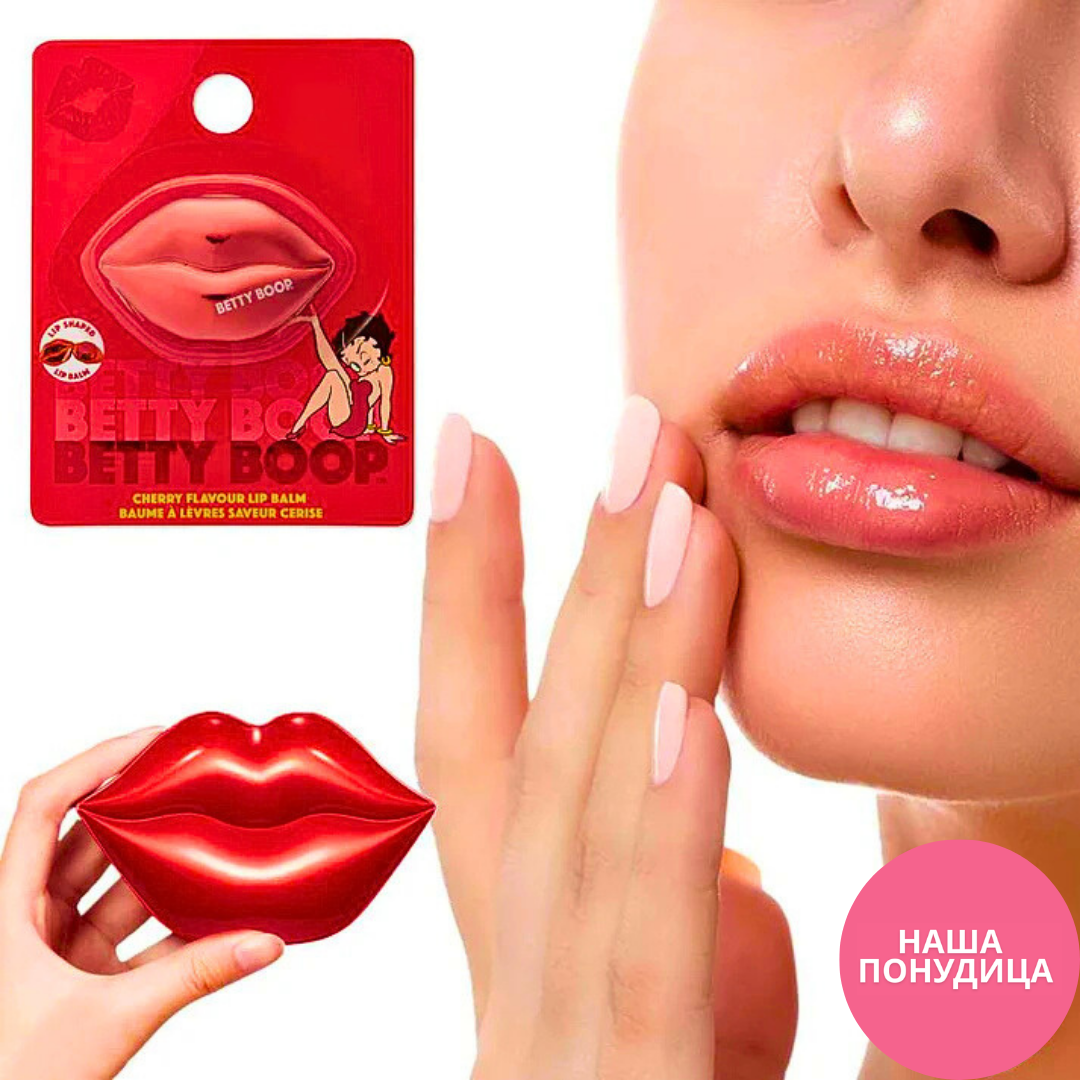 Betti Boop balzam za usne u obliku usana