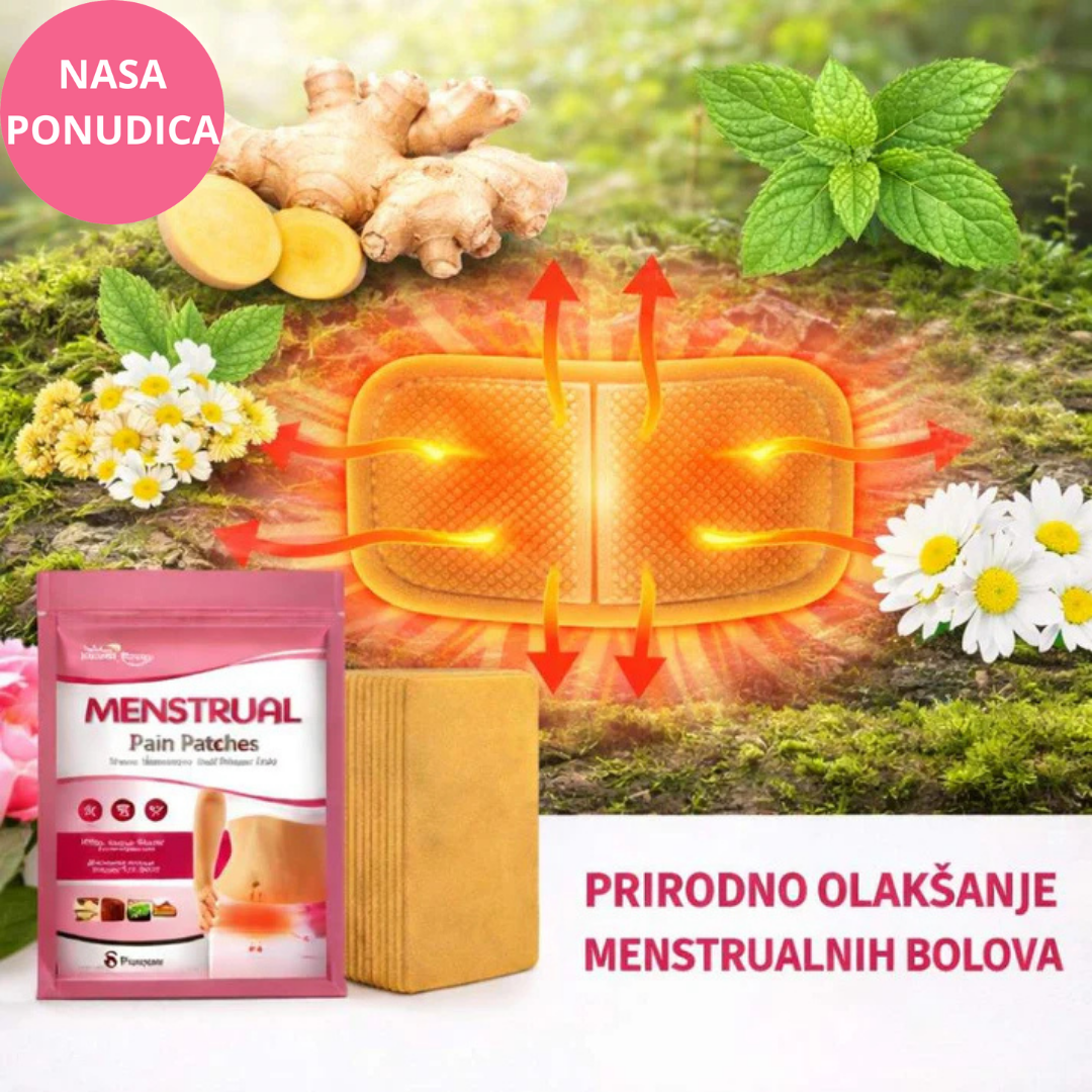 Flasteri protiv menstrualnih bolova na biljnoj bazi