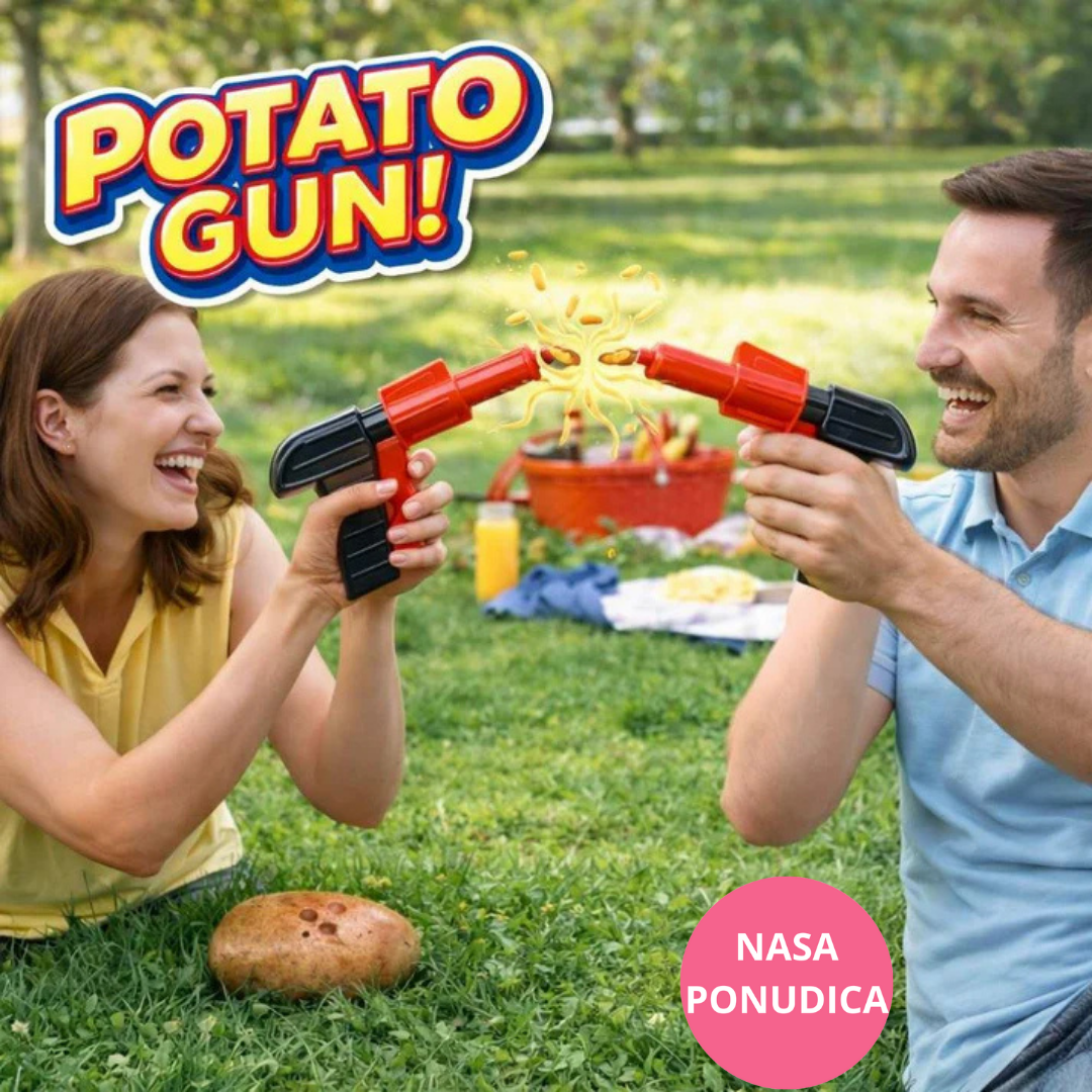 Dečiji pištolj na krompir – zabavna i bezbedna igračka (Potato Gun)