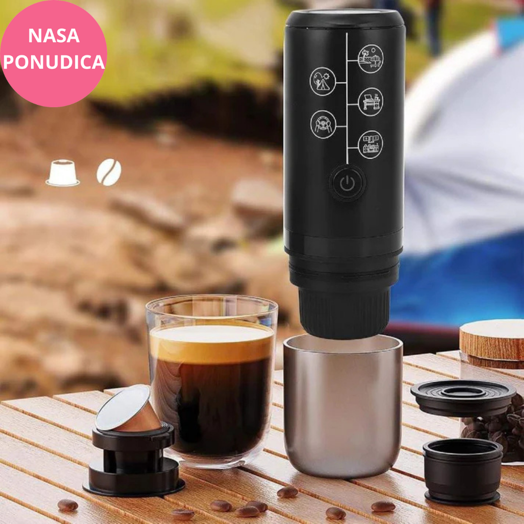 Prenosivi mini espresso aparat – za sve vrste kapsula