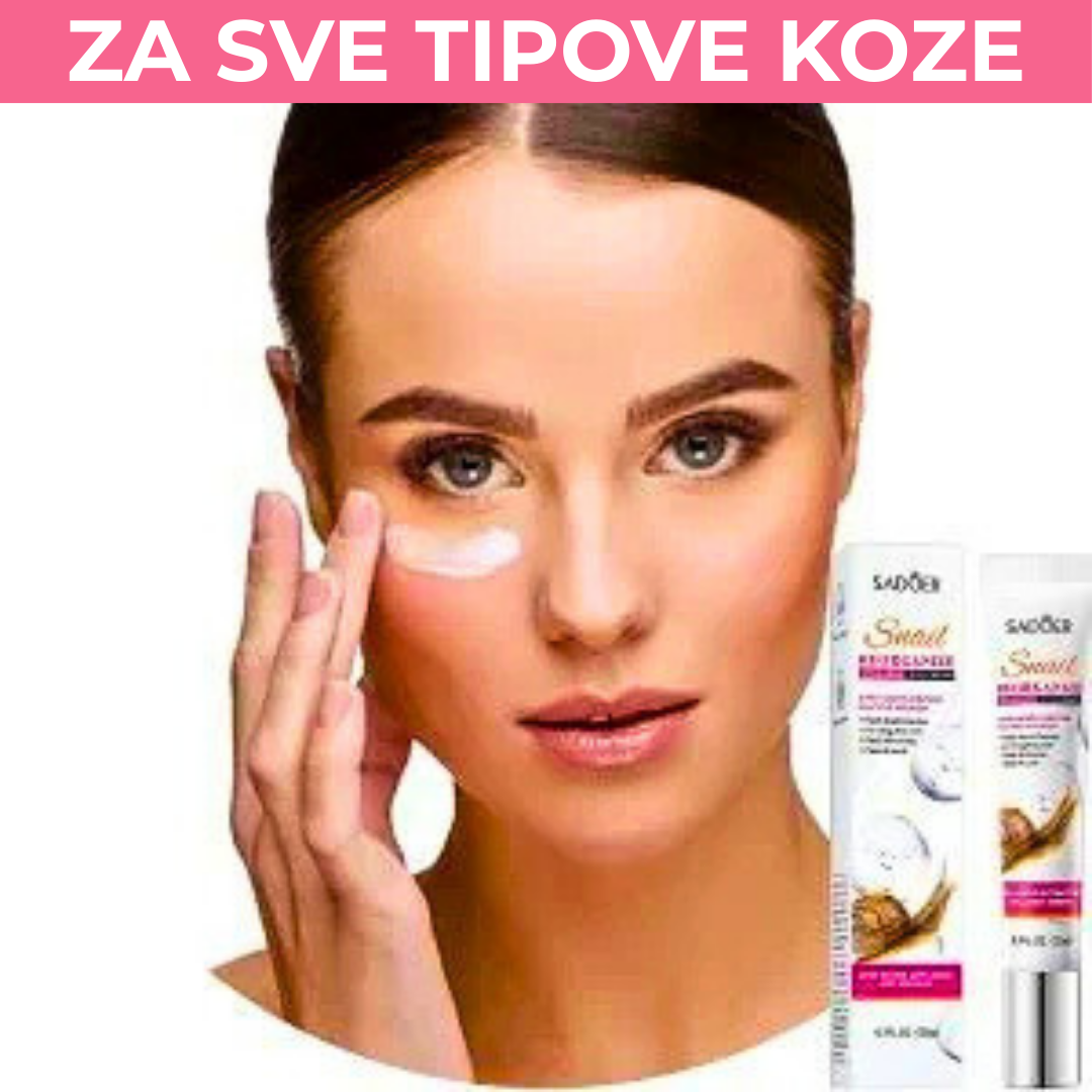 Snail krema za oči sa puževim kolagenom protiv bora i podočnjaka
