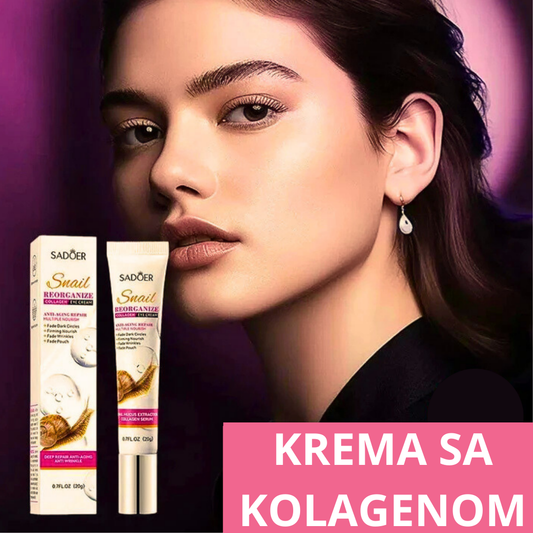 Snail krema za oči sa puževim kolagenom protiv bora i podočnjaka