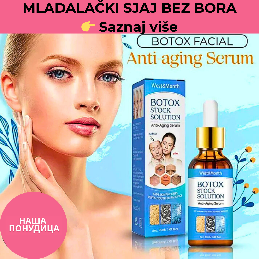 Anti-age serum za zaglađivanje bora i mladalački sjaj