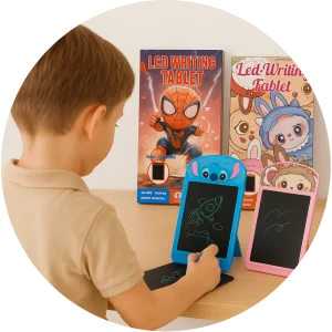 LCD Tablet Piši–Briši za decu – Spiderman / Labubu / Stitch – edukativna digitalna tabla