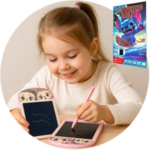 LCD Tablet Piši–Briši za decu – Spiderman / Labubu / Stitch – edukativna digitalna tabla