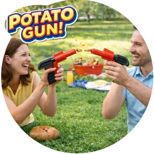 Dečiji pištolj na krompir – zabavna i bezbedna igračka (Potato Gun)