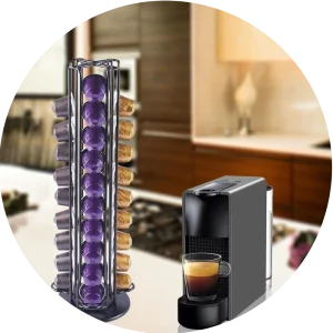 Rotirajući stalak za Nespresso kapsule – držač za 40 kapsula