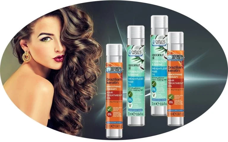 Brazilsko keratinsko ulje za brzi oporavak kose na bazi kokosa
